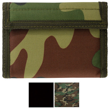 Tactical Camo Trifold Wallet Nylon Army Commando Military Camouflage Tri-Fold